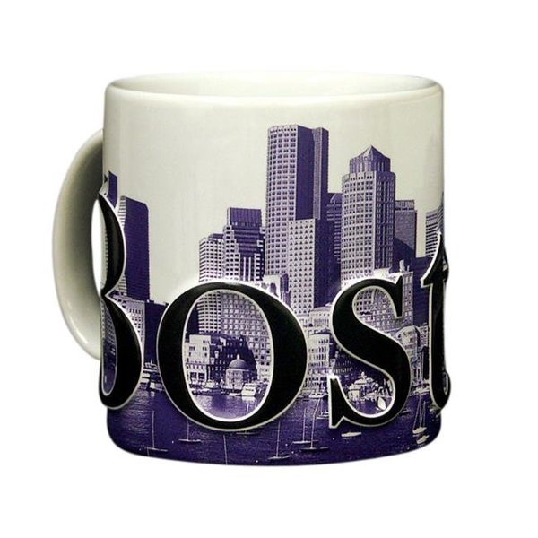 Americaware Americaware SMBOS02 Boston 18 oz Full Color Relief Mug SMBOS02